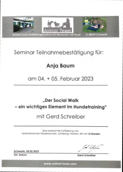 Ausbildung Anja Baum